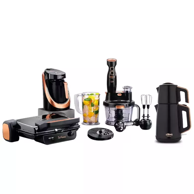STİLEVS BLACK SERİSİ 4 LÜ ÇEYİZ PAKETİ