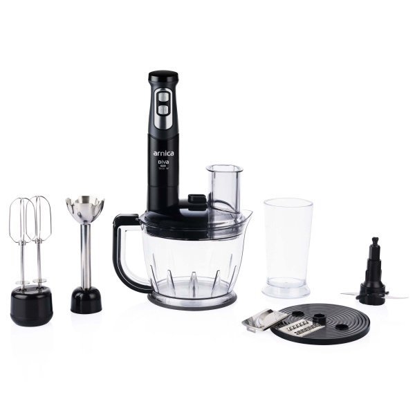 ARNİCA 21803 DİVA PRO RENDELİ EL BLENDER SETİ SİYAH