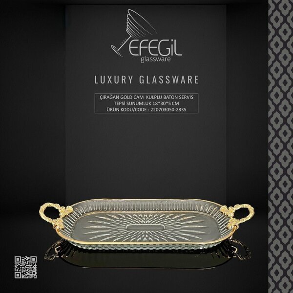 EFEGİL ÇIRAĞAN GOLD 2835 SERVİS TEPSİ SUNUMLUK