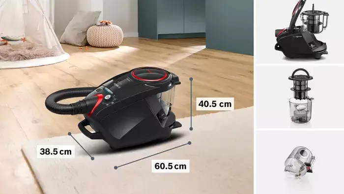 BOSCH BGS7POW2 TOZ TORBASIZ ZEMİN TİPİ SÜPÜRGE