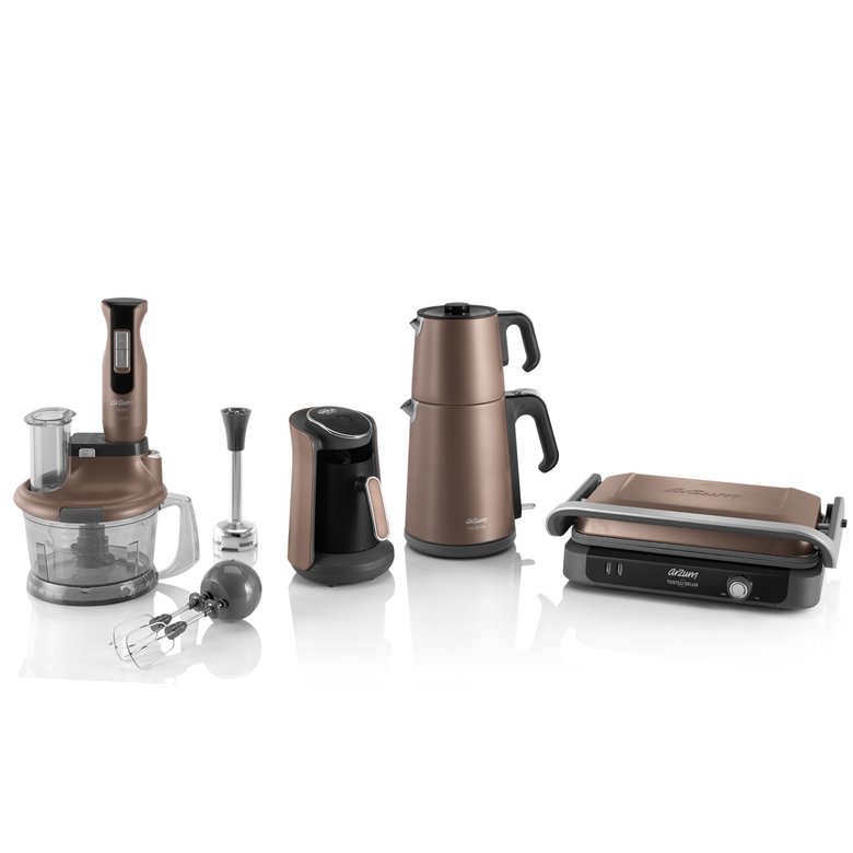 ARZUM AR9022 TOPRAK ÇEYİZ PAKETİ KAHVE