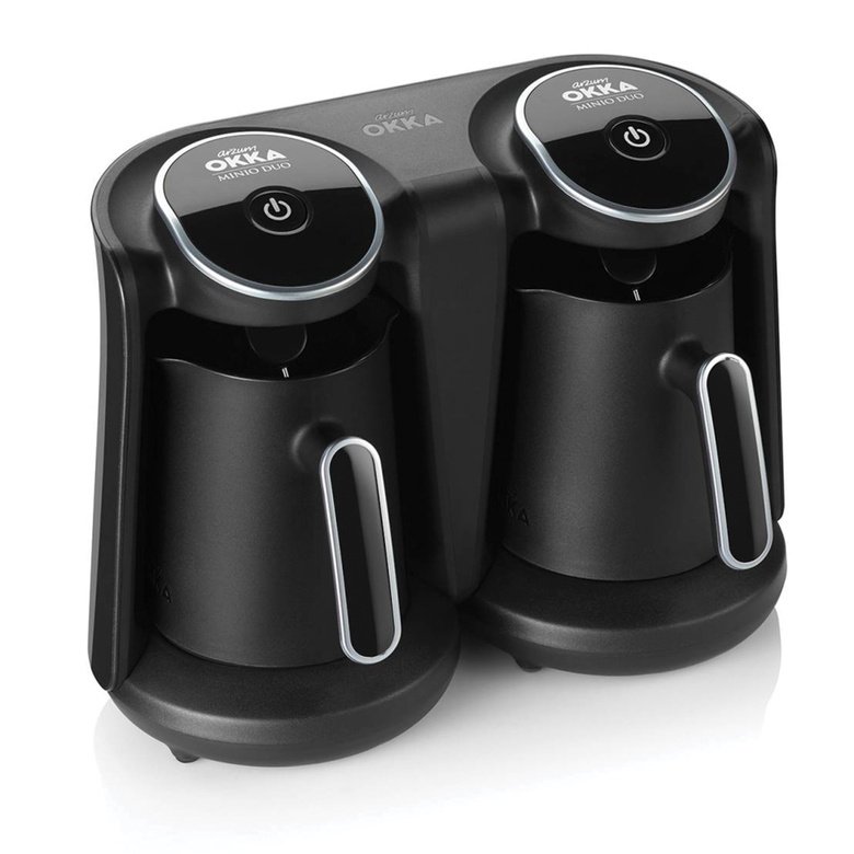 ARZUM OK006  OKKA MİNİO DUO TÜK KAHVE MAKİNESİ KROM
