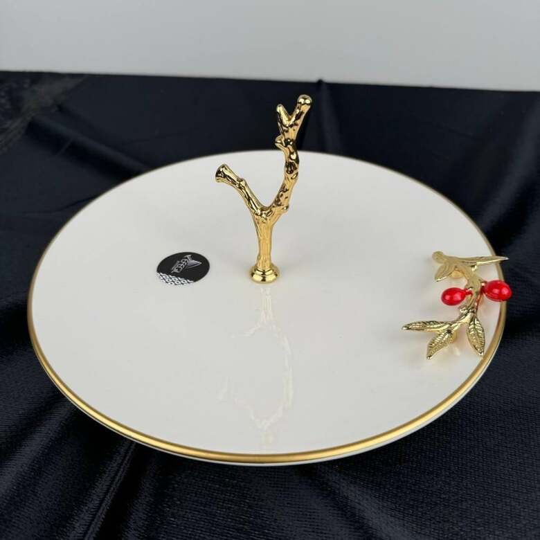 EFEGİL OLİVA 3126 PORSELEN TEK KATLI 25 CM SUNUMLUK