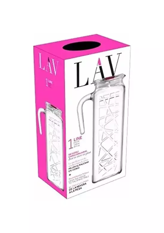 LAV LİNE LIN120 SÜRAHİ PEMBE KAPAK
