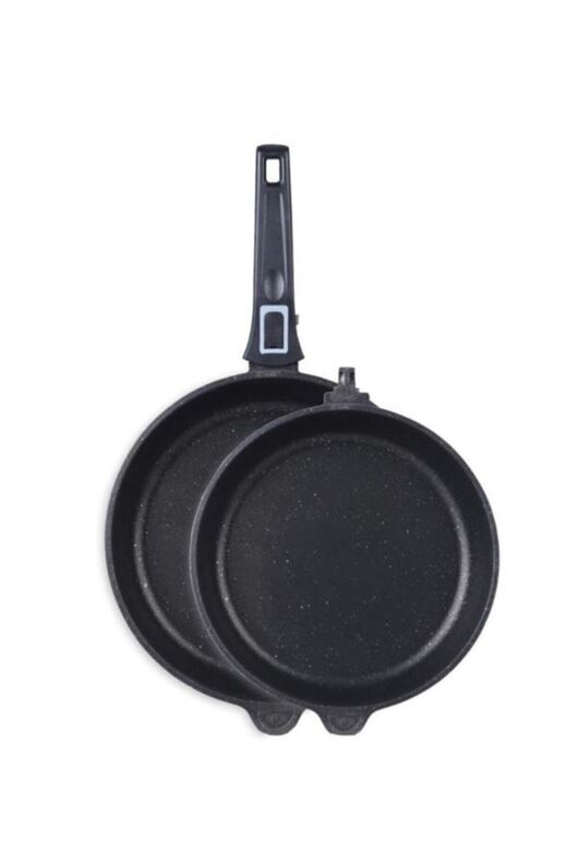 ACAR 11747 2 Lİ TAVA SET SİYAH
