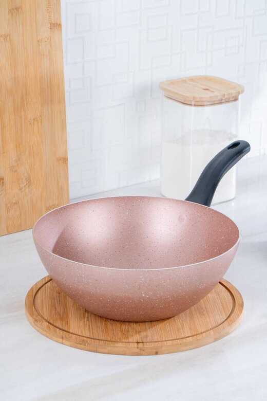 ACAR 261 DAMLA 28 CM PEMBE WOK TAVA