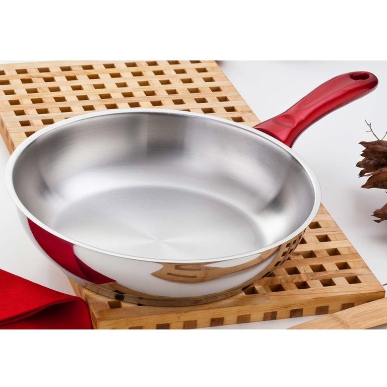 SAFİNOX 24 CM ÇELİK TAVA BAKALİT KULP