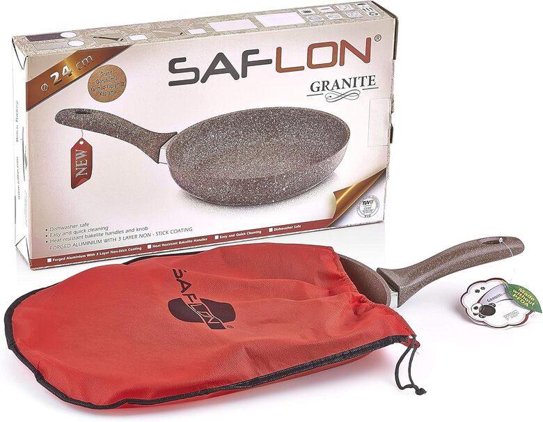 SAFLON 24 CM GRANİT TAVA