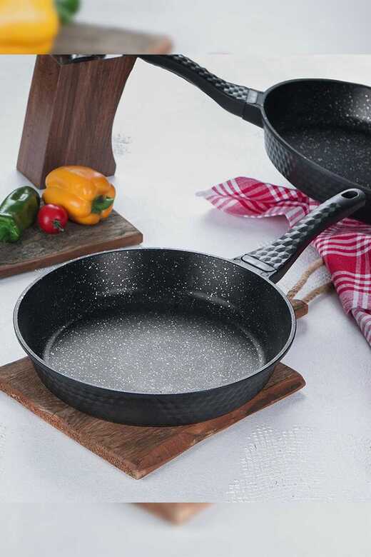 ACAR 38 DİAMANTE SİYAH 28 CM PIRLANTA TAVA