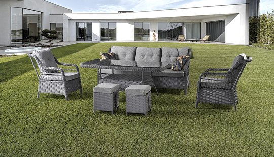 PURTAŞ RATTAN BAMBU KOLTUK ANTRASİT EKO