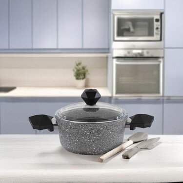 SCHAFER CORY DERİN TENCERE 20 CM GRİ