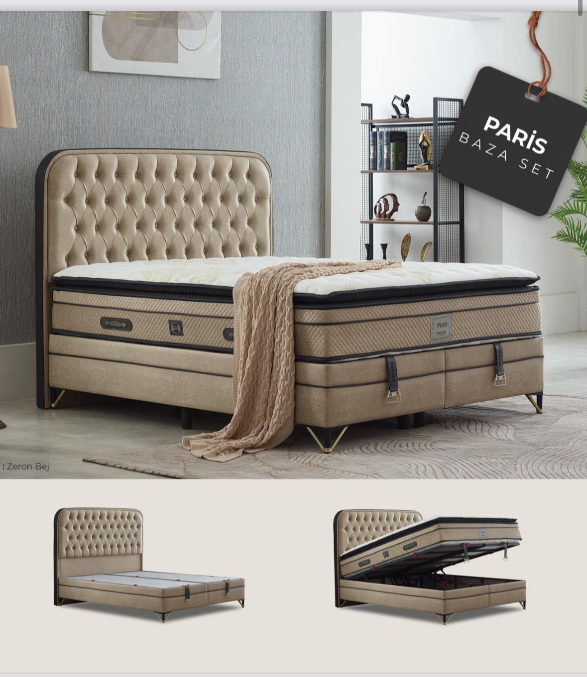 SÜSLER 160X200 PARİS YATAK