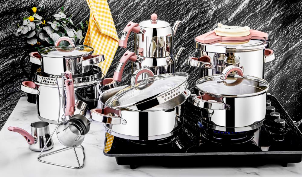 ÖZLİFE CEY-459 DOLCE 18 PRÇ ÇEYİZ SET SADE ROSE