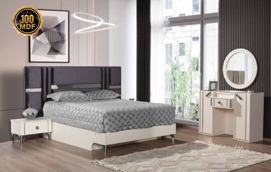 Emsal Alisya Gümüş Yatak Odası