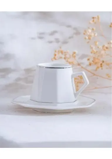 ACAR 6614 ELERA SİLVER 6LI KAHVE FİNCAN TKM