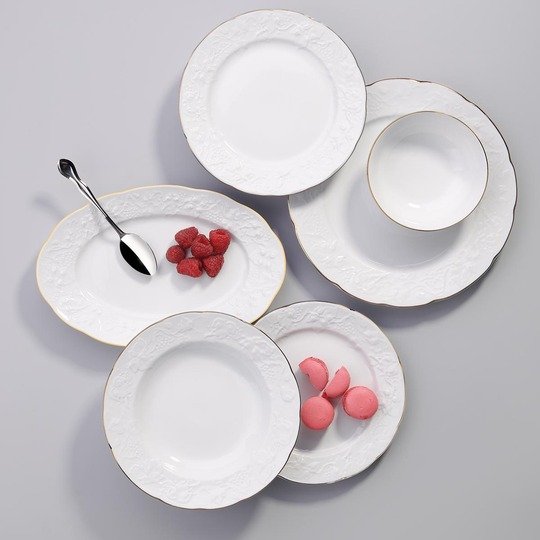 KORKMAZ A8298 COUNTRY COLL. 60 PRÇ YEMEK TKM GOLD