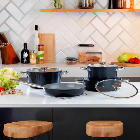 SCHAFER GRAVİTA SERAMİK TENCERE SETİ 7 PRÇ SYH