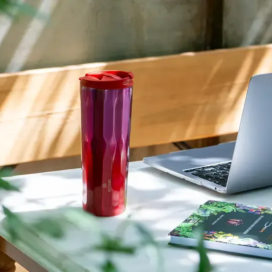 EMSAN CRYSTAL TERMOS PEMBE