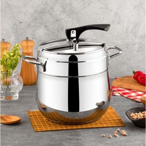 ÖZLİFE DU-4043 NOVA 10 LT DÜDÜKLÜ TENCERE SADE