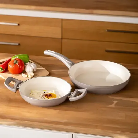 EMSAN SWİSS TAVA SAHAN SETİ 2 PRÇ BEJ