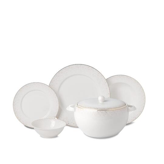 KORKMAZ A8364 PERLA COLL 60 P YUVARLAK YEMEK TAKIMI
