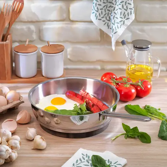 SCHAFER HELD ÇELİK TAVA 26 CM İNOX