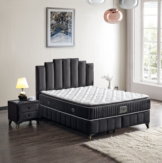 Fame Alya Black 160*200 Baza Set