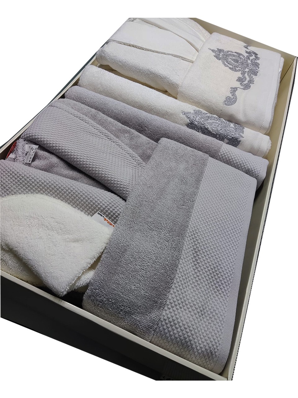 ÖZDİLEK VALİOSO GRİ-KREM/GÜMÜŞ AİLE SETİ