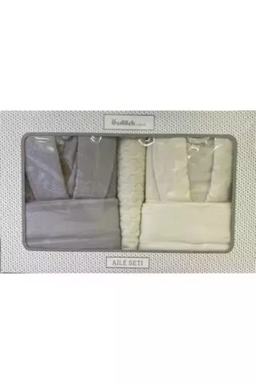 ÖZDİLEK BLOSSOM KREM-GRİ HAPPY SET