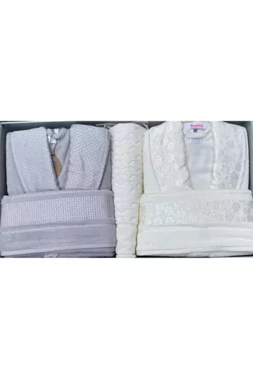 ÖZDİLEK BLOSSOM KREM-GRİ HAPPY SET