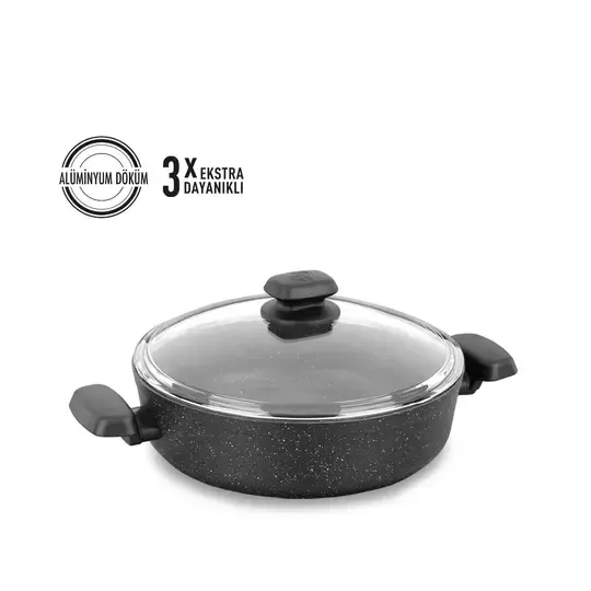 KORKMAZ A1843 ORNELLA KISA TENCERE 24X6.5