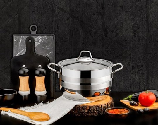 ÖZLİFE TC-4003 EKİN 18*10 ÇELİK TEKLİ TENCERE SADE