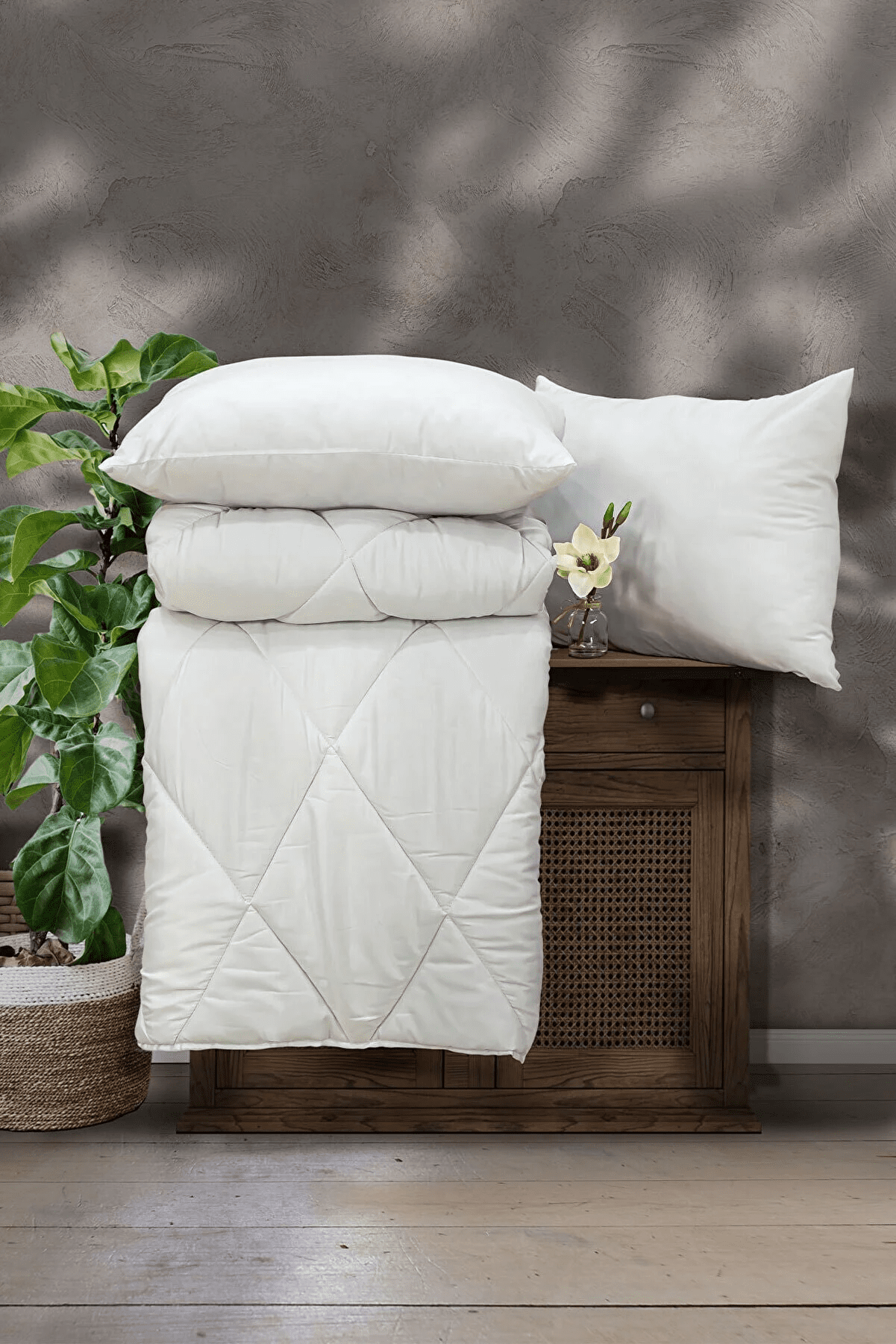 ELART MİCROFİBER YORGAN 2 YASTIK (3LÜ PAKET)