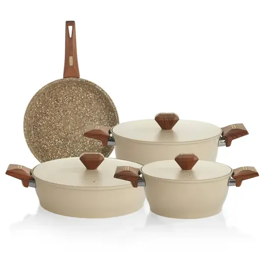 SCHAFER TOSCANA DÖKÜM TENC SET 7 PRÇ KREM