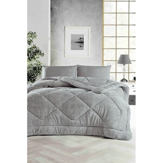 LÖKÇE POLOLİFE VELSOFT YORGAN SETİ ÇİFT