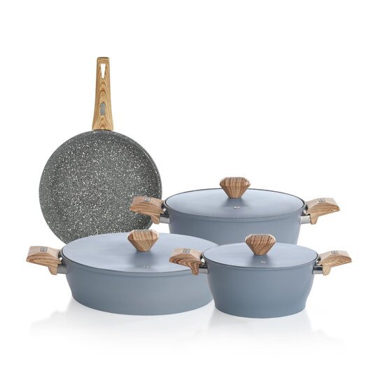 SCHAFER TOSCANA DÖKÜM TENC SET 7 PRÇ MAVİ