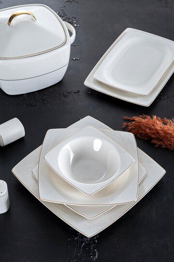 ACAR 354 HENNA 60 PRÇ BONE CHİNA YEMEK TKM