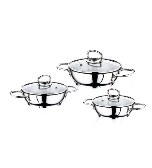 SAFİNOX ECO 3LÜ OMLET SETİ TEL KULP