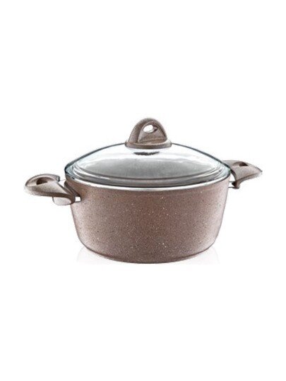 SAFLON 20 CM GRANİT DERİN TENCERE