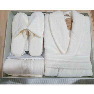 ÖZDİLEK COLOURİST BEYAZ BANYO SETİ (L)