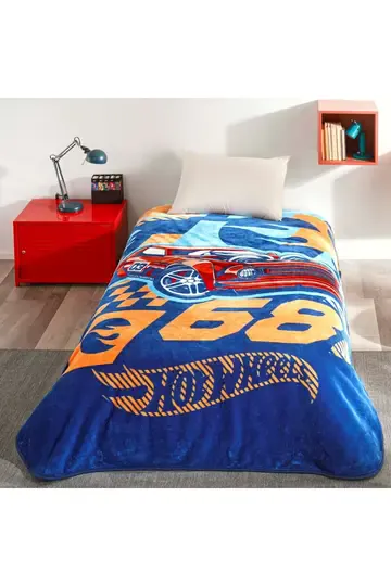 LÖKÇE LİSANSLI BATTANİYE TEK HOT WHEELS SPED