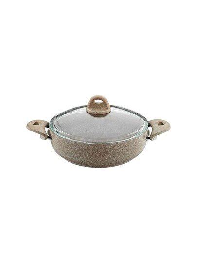 SAFLON 22 CM GRANİT BASIK TENCERE
