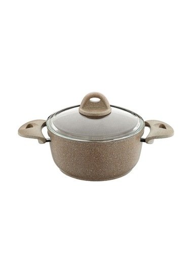 SAFLON 22 CM GRANİT DERİN TENCERE