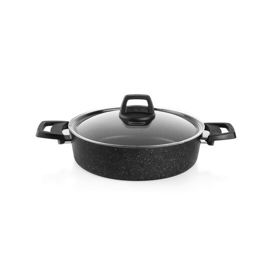 SCHAFER BLACK STONE TENCERE SETİ 7 PARÇA SİYAH