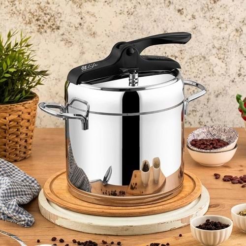 ÖZLİFE DU-4042 NOVA 8 LT DÜDÜKLÜ TENCERE SADE