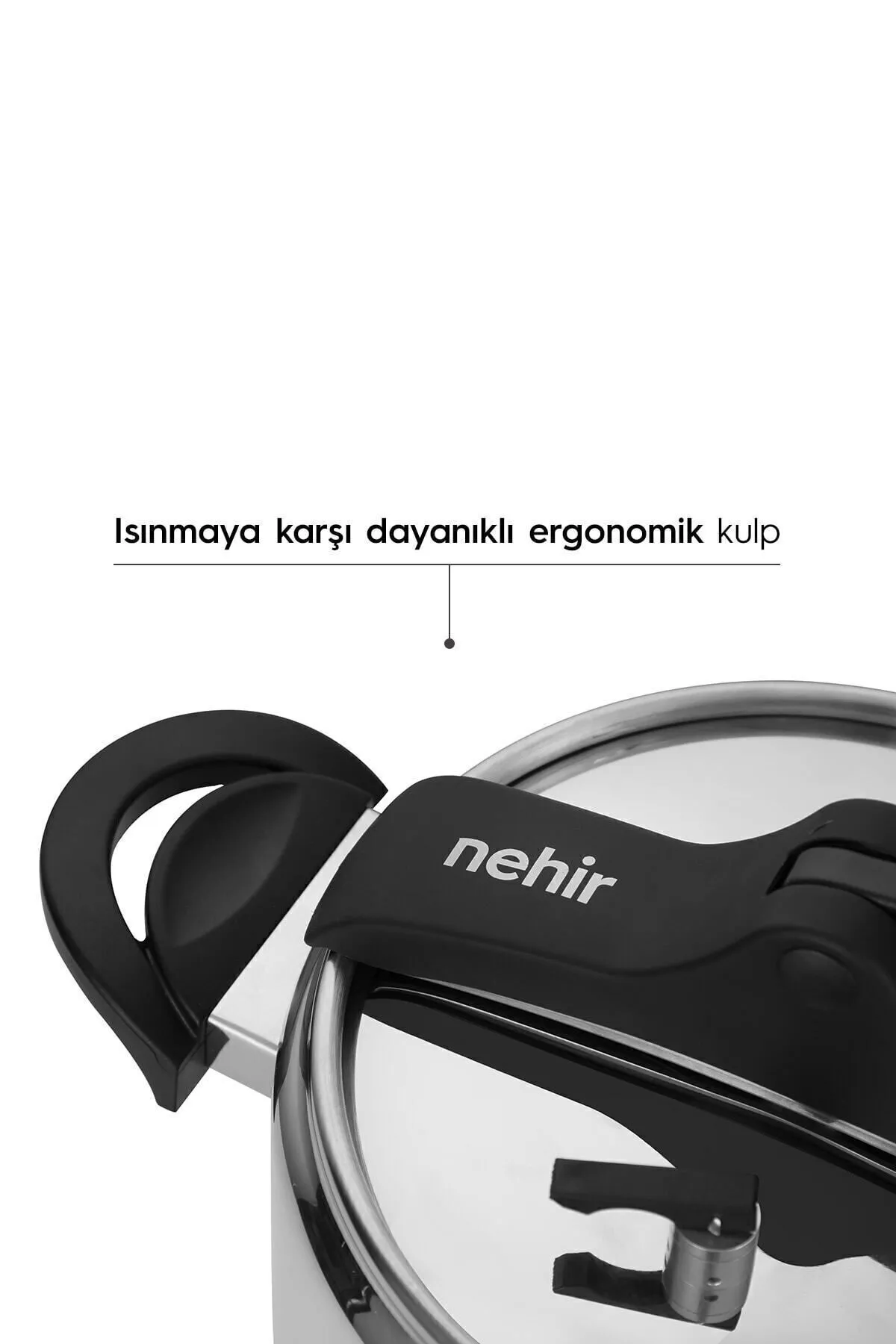 NEHİR SİLVER TREND 8 LT DÜDÜKLÜ TENCERE