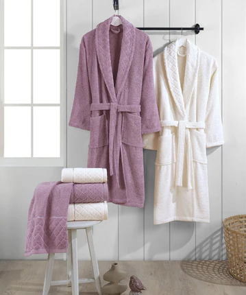 LÖKÇE RANA BORNOZ SETİ