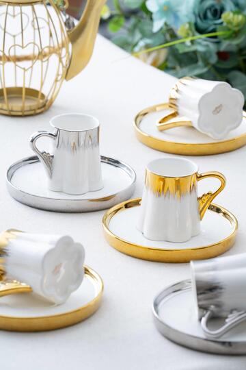 ACAR 5924 AURORA 6LI KAHVE FİNCAN TKM