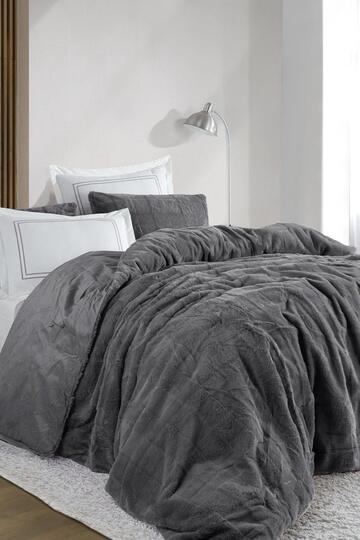 ELART COMFORT ÇEYİZ SETİ EMMA ANTRASİT ÇİFT KİŞİLİK
