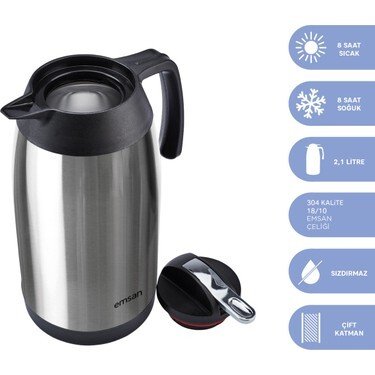 EMSAN TERMOS NEW VEGA 2.1 LT EKRU